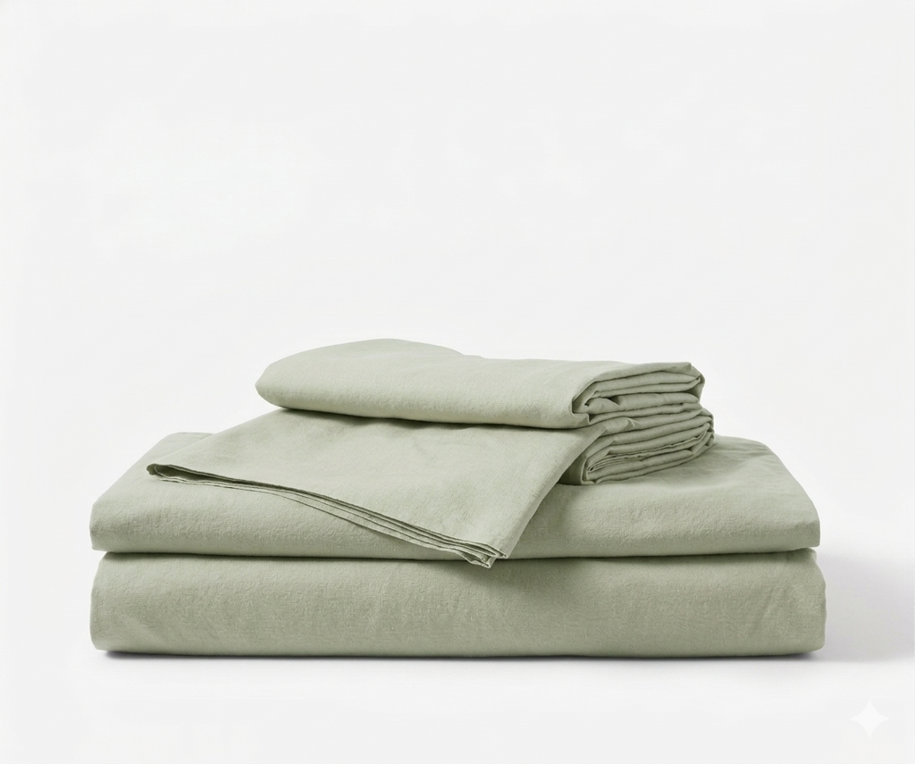 4 piece bamboo bedding set - 1 duvet cover, 1 pillowcases and 2 pillowcases