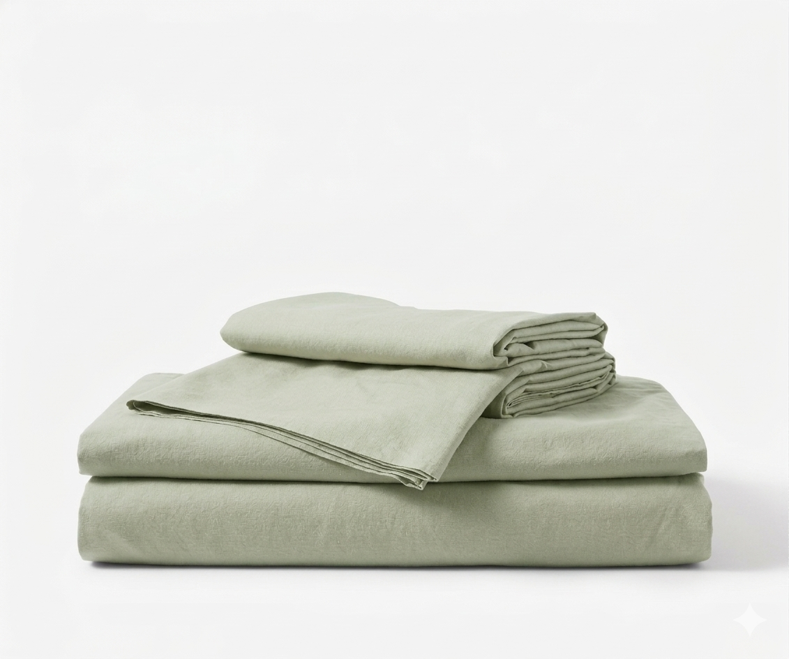 4 piece bamboo bedding set - 1 duvet cover, 1 pillowcases and 2 pillowcases