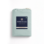 Sage Bamboo linen (including fitted sheet) in eco-friendly packaging
