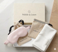 100% mulberry silk pillowcase and eye mask in premium gift packaging