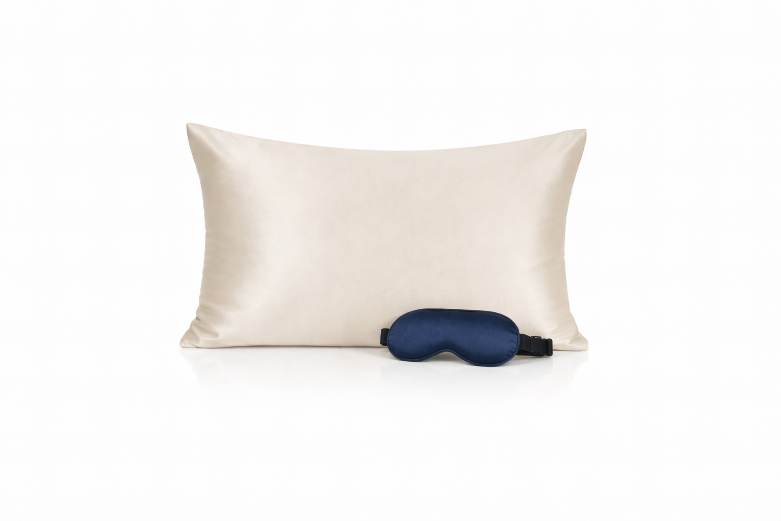 Mulberry silk eye mask and pillowcase gift set