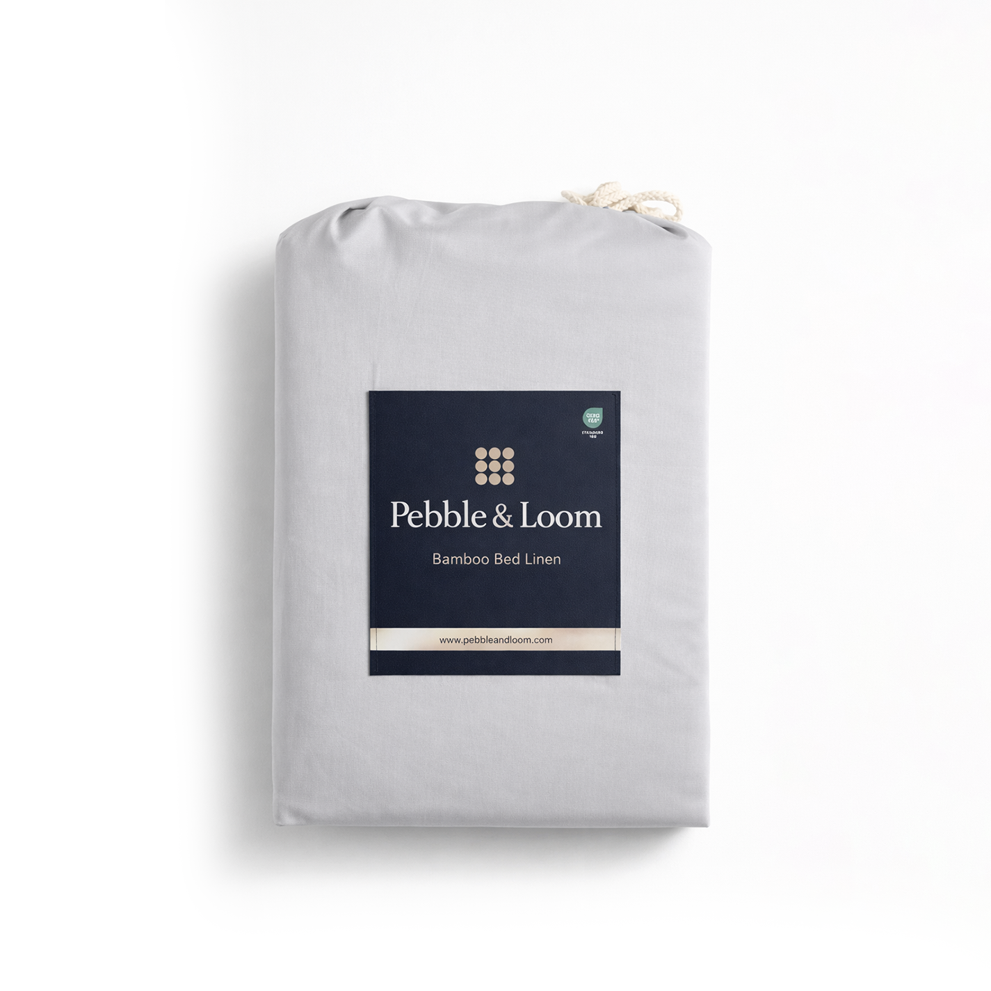 Grey Bamboo linen (including bamboo bedsheet) in premium sustainable packaging
