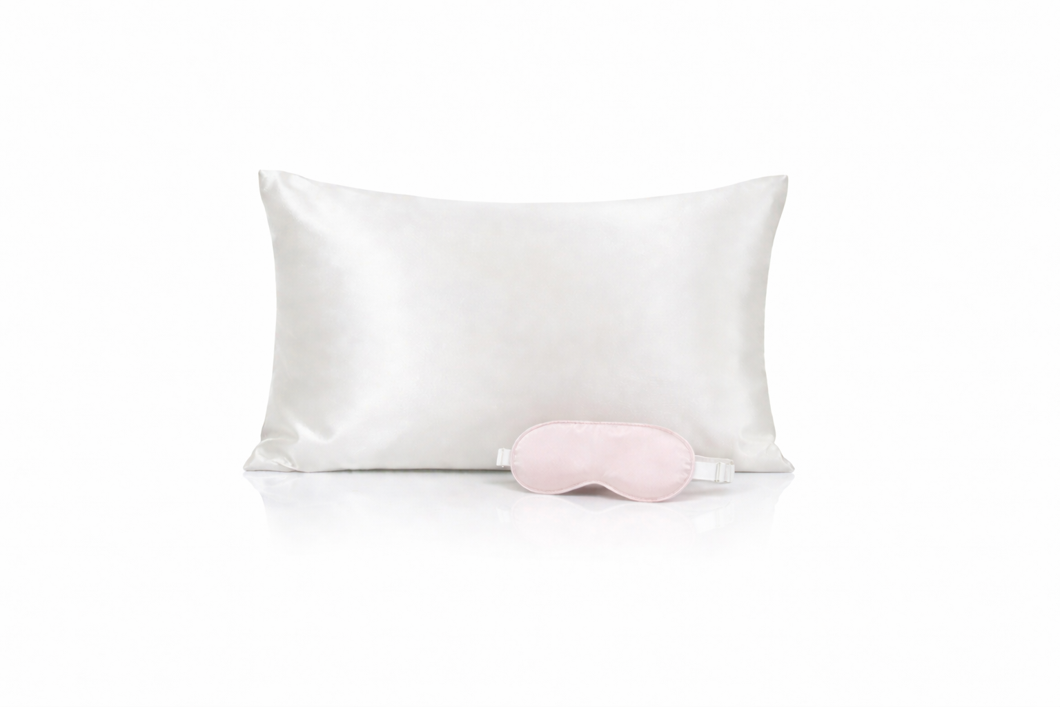 100% mulberry silk pillowcase and eye mask